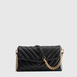 QUINCE Italian Leather Quilted Wallet Crossbody